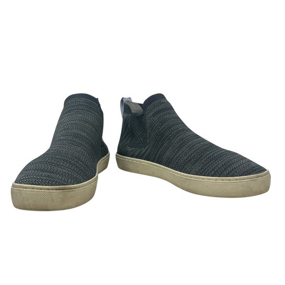 Rothy's The Chelsea Knitted Ankle Sneaker Boots‎ Graphite Melange Gray Size 9 - Picture 5 of 13